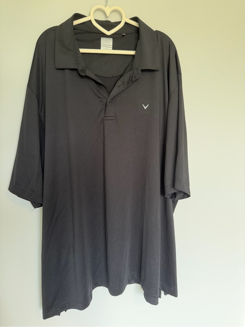 Callaway Black Men's Golf Polo with Subtle Logo